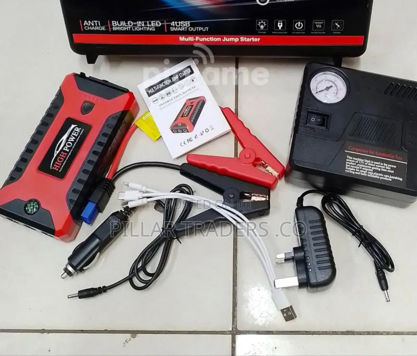 Car Jump Starter Set