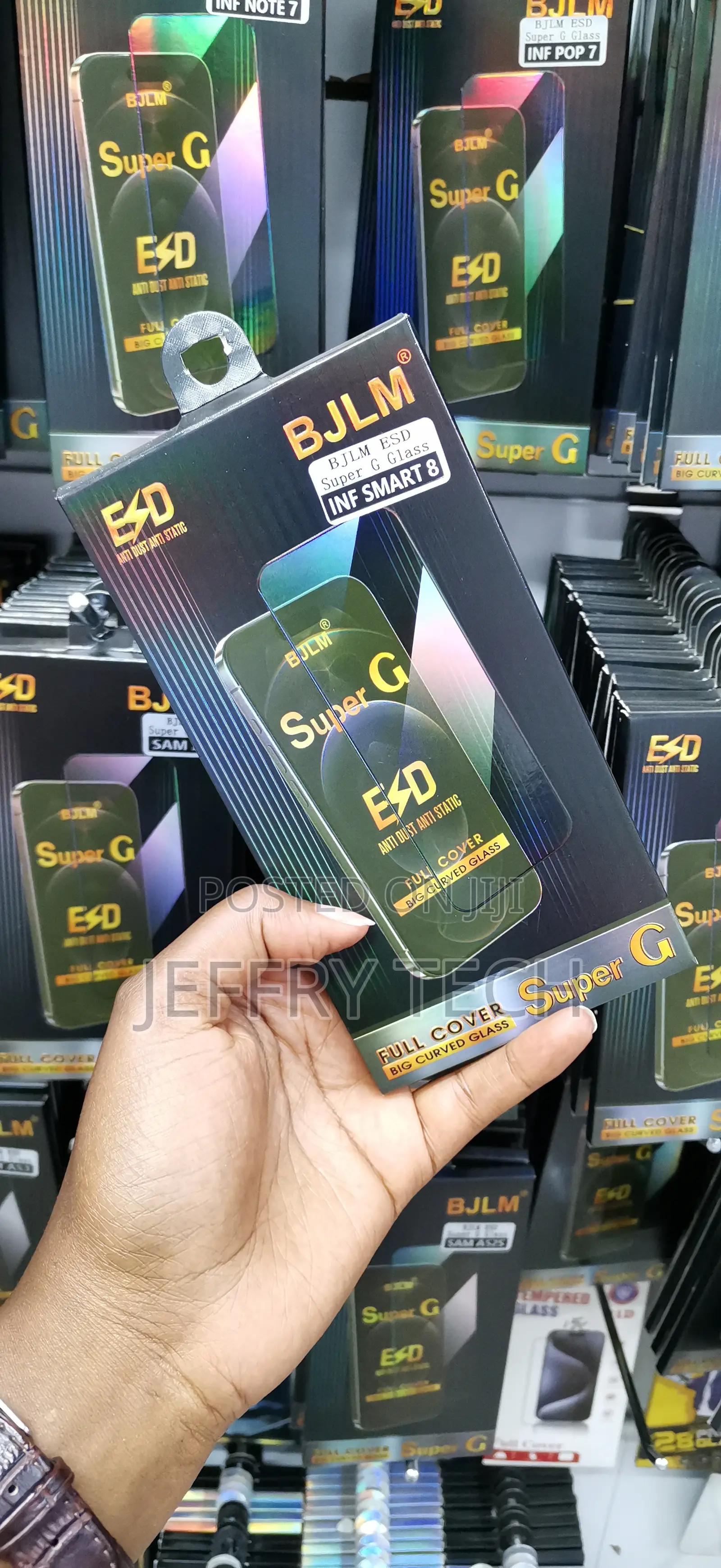 Paess Tempered Glass Screen Protector for Infinix Smart 8