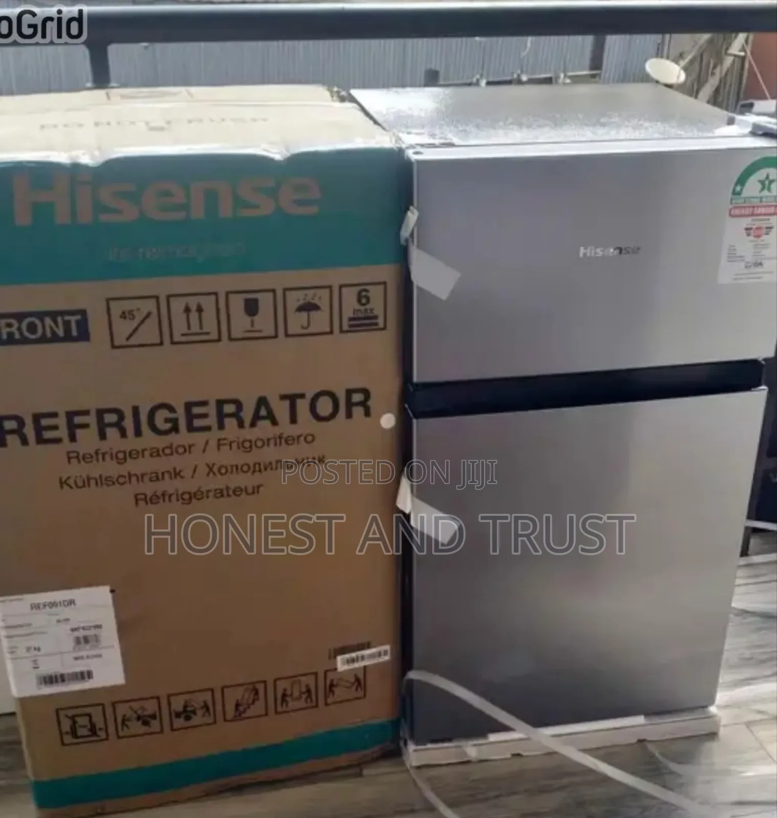 Economic Double Door Fridge, Hisense