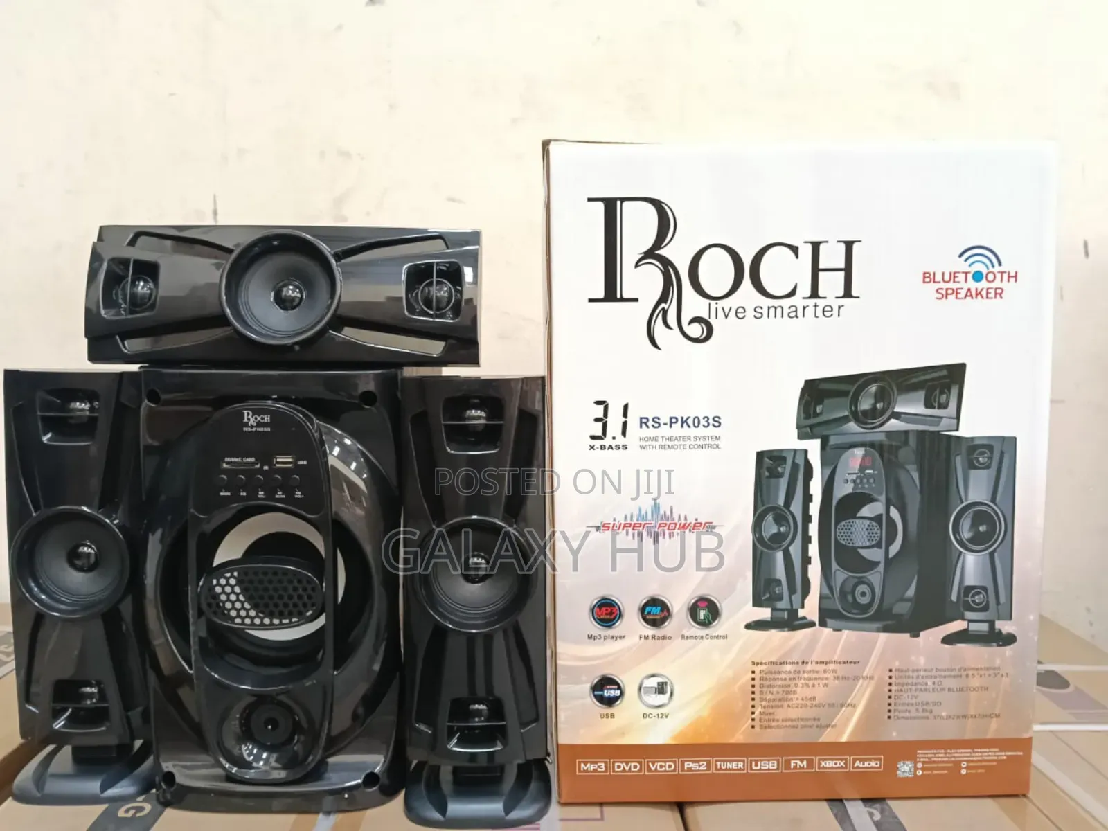Roch 3.1ch Homethearte Multimedia Speaker System