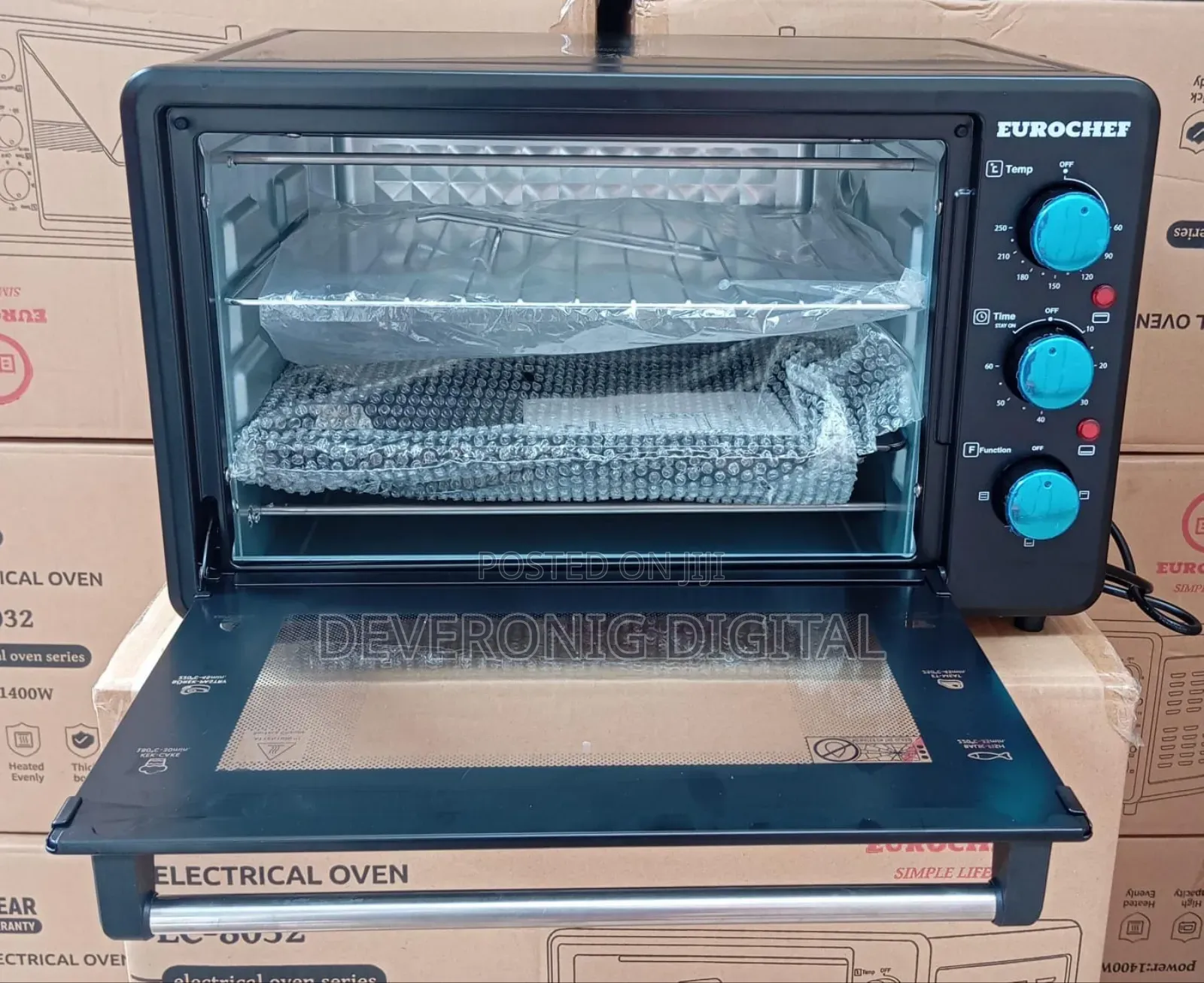 Electric Oven Model:Ec-8032
32litres
(Gril+Tray)
1400w
