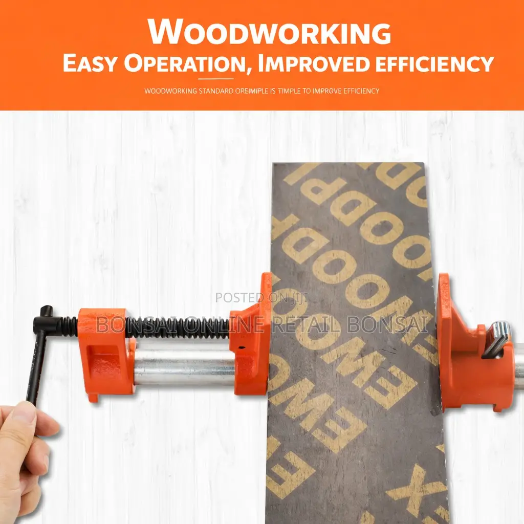 3/4 Inch Heavy Duty Pipe Clamp for Woodworking Projects