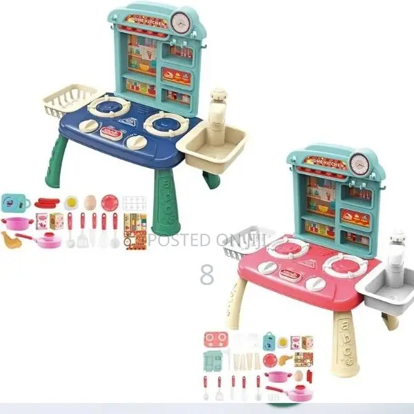 Kids Indoor Play Kitchen Set