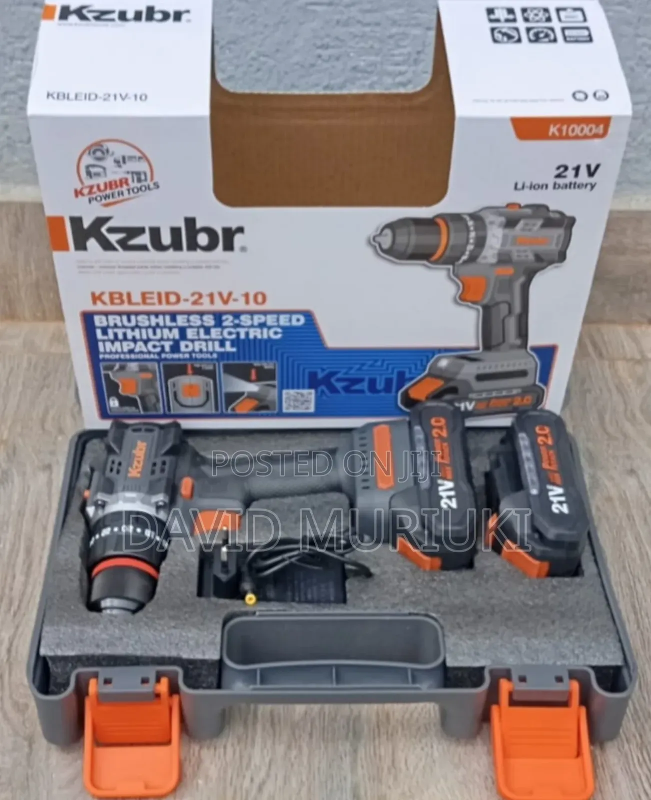 Kzubr 21v Brushless Cordless Drill