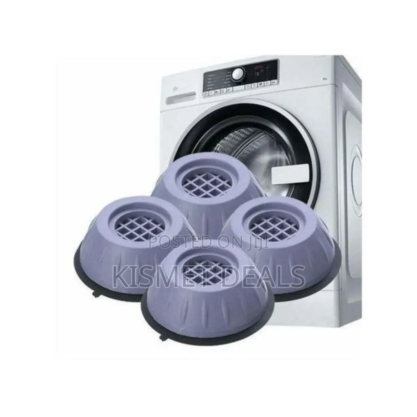 4pc Washing Machine Anti Vibration Pads Shock and Noise Cancellation