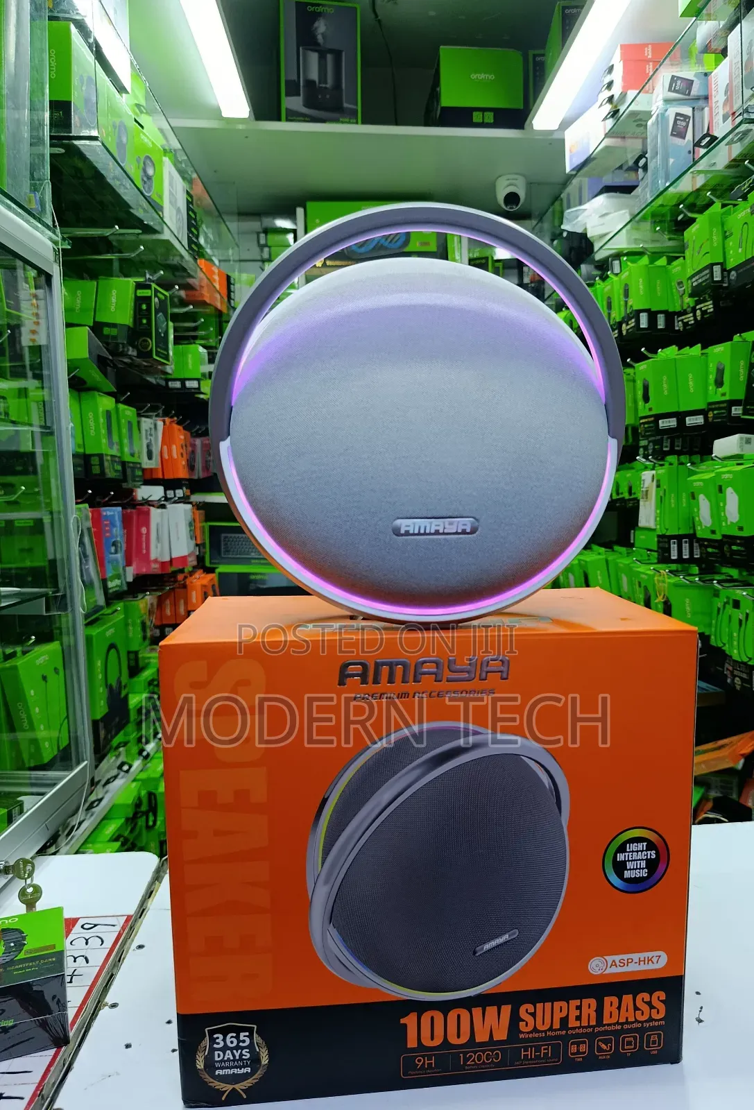 Amaya Asp-Hk7 100w Wireless Portable Speaker – Home Outdoor System
