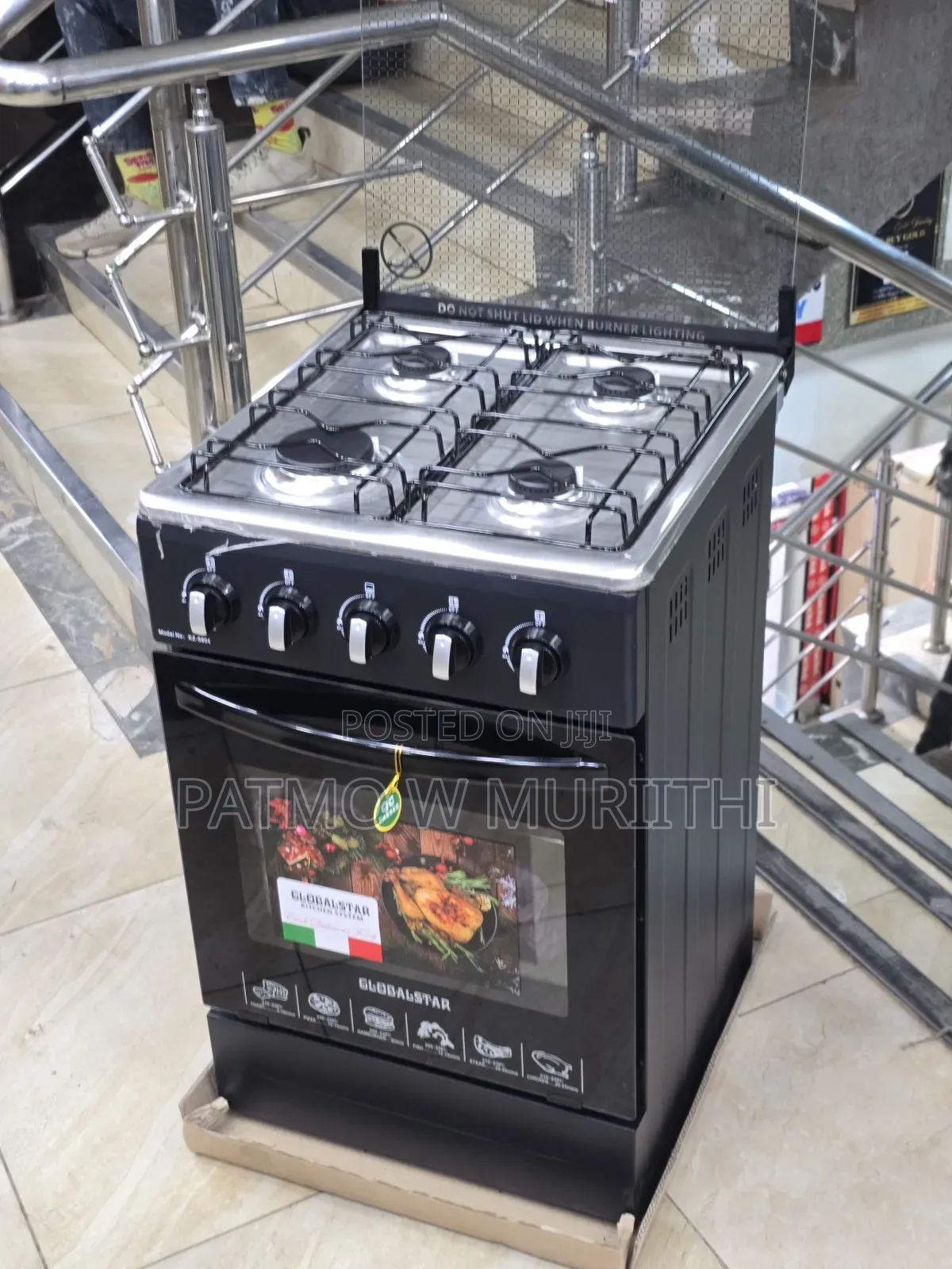 Cooker, Globalstar Standing Cooker 4gas Burner With Gas Oven 50*50