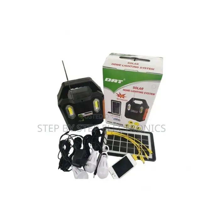 High Performance Portable Home Solar Lighting System Kit With Usb