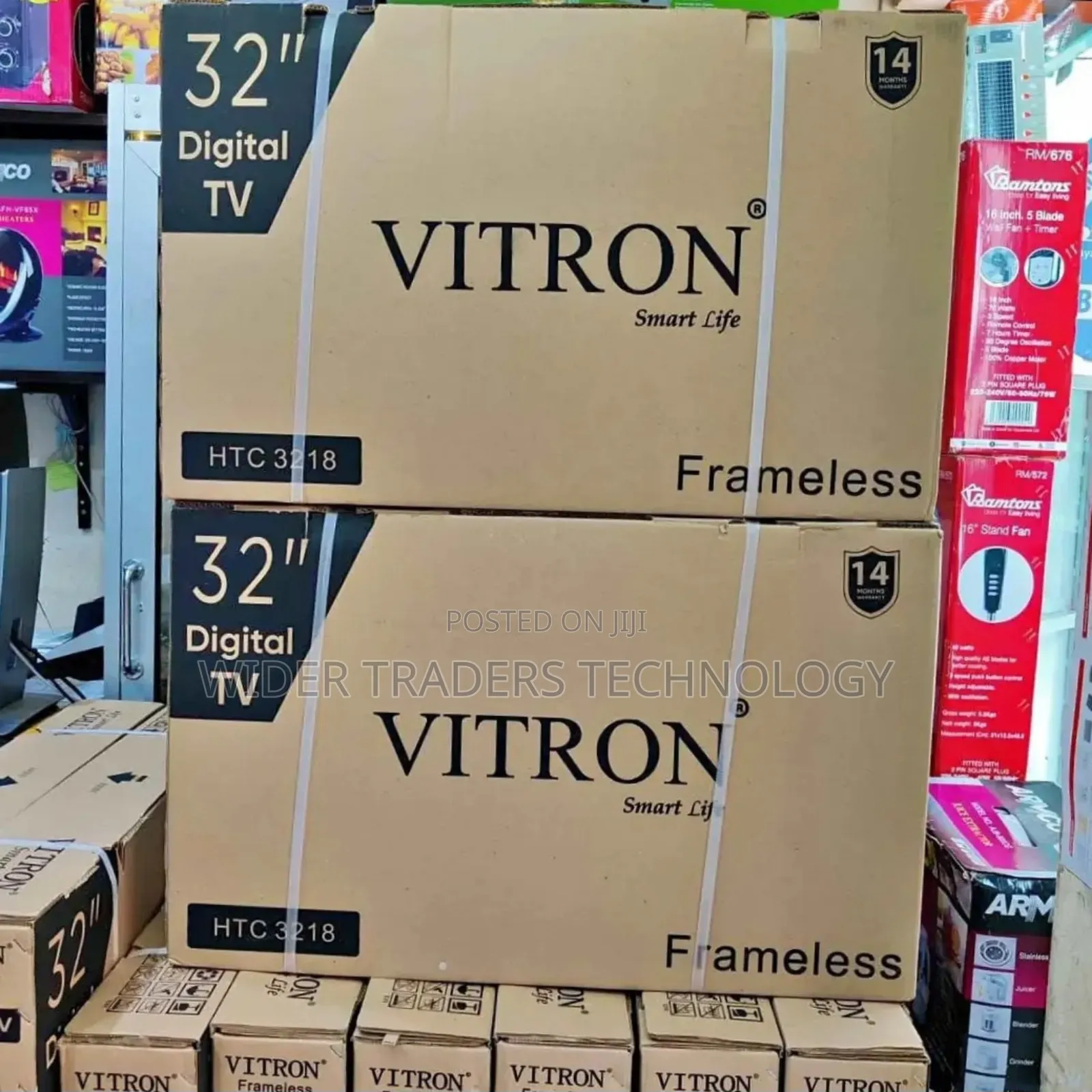 Vitron 32-Inch Frameless Digital Tv, Model HTC 3218a