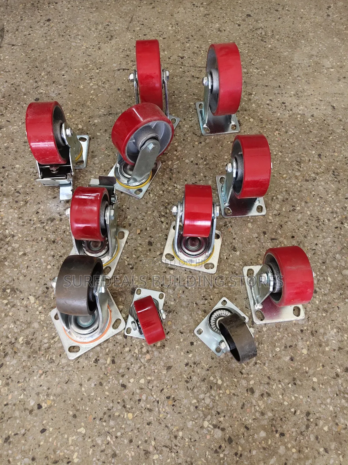 Castor Wheels Pu Swivel 75mm