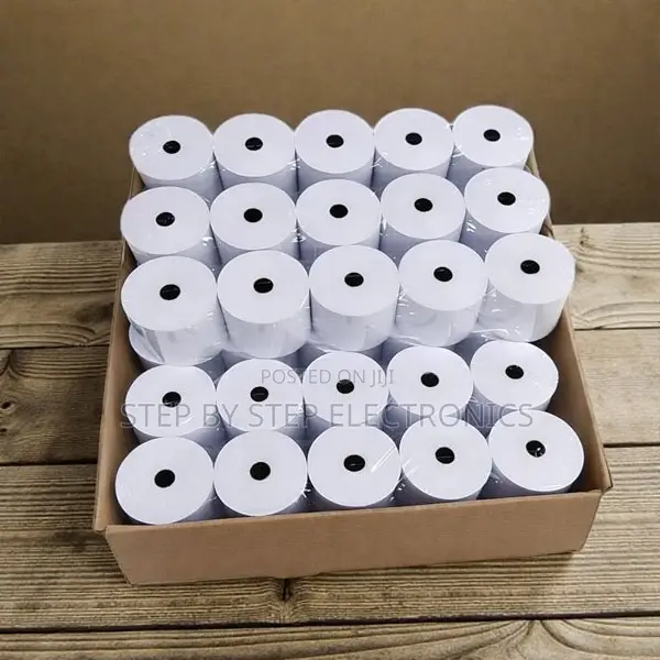 50 Rolls 80x80mm Thermal Paper Improved Print Density Guaranteed