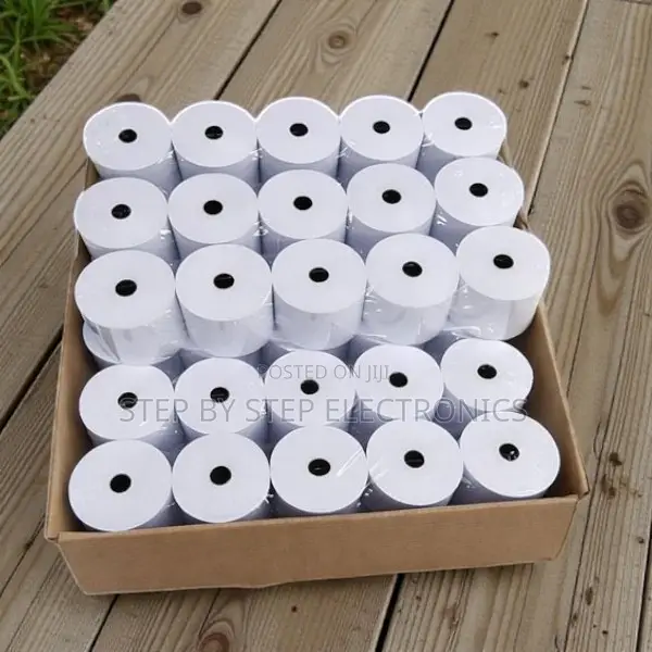 50 Pieces 80x80mm Thermal Paper Easy to Install in Any Pos System