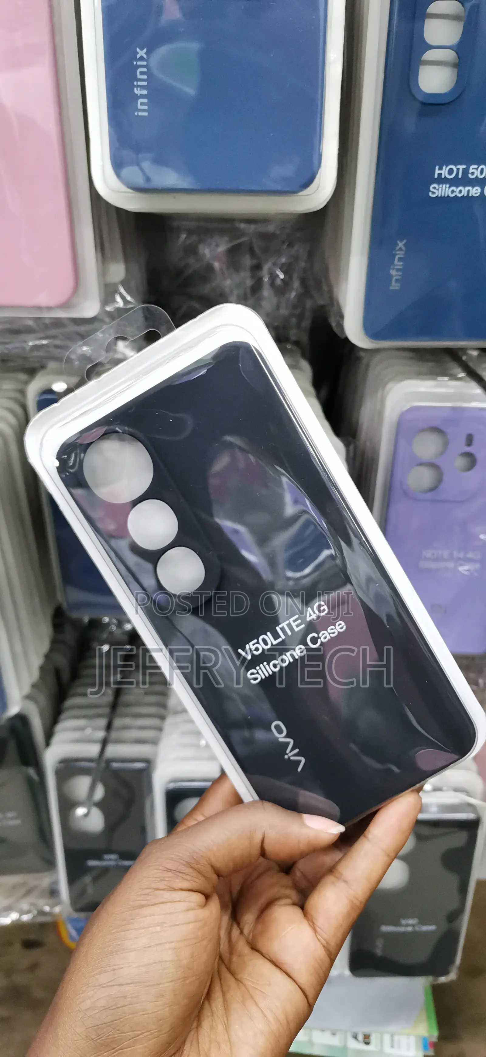 Comaku Liquid Silicone Case for Vivo V50 Lite 4g Case