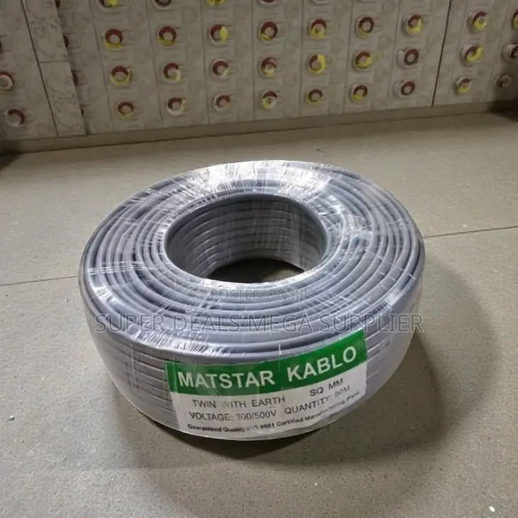 Quality Ensured 4.0mm Twin With Earth Flat Electrical Wiring Cable