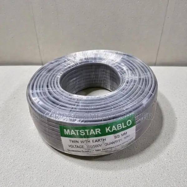Cost Effective 4.0mm Twin With Earth Flat Electrical Wiring Cable- 90m