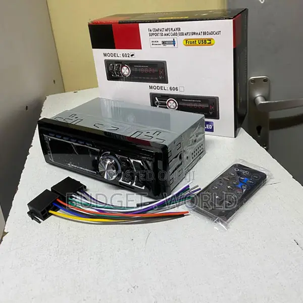 Remote Control Powerful Card Slot and Aux Car Radio With Bluetooth