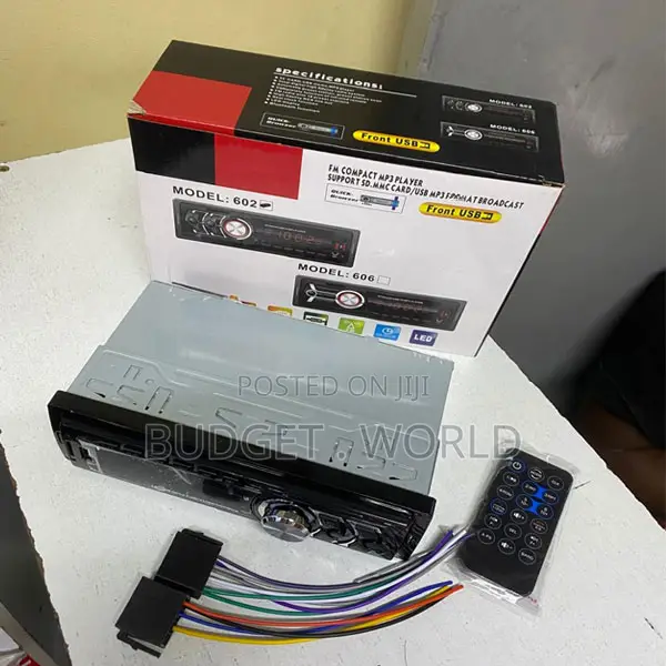 Universal Quality Car Fit Bluetooth Radio With Usb Port 55 Watt