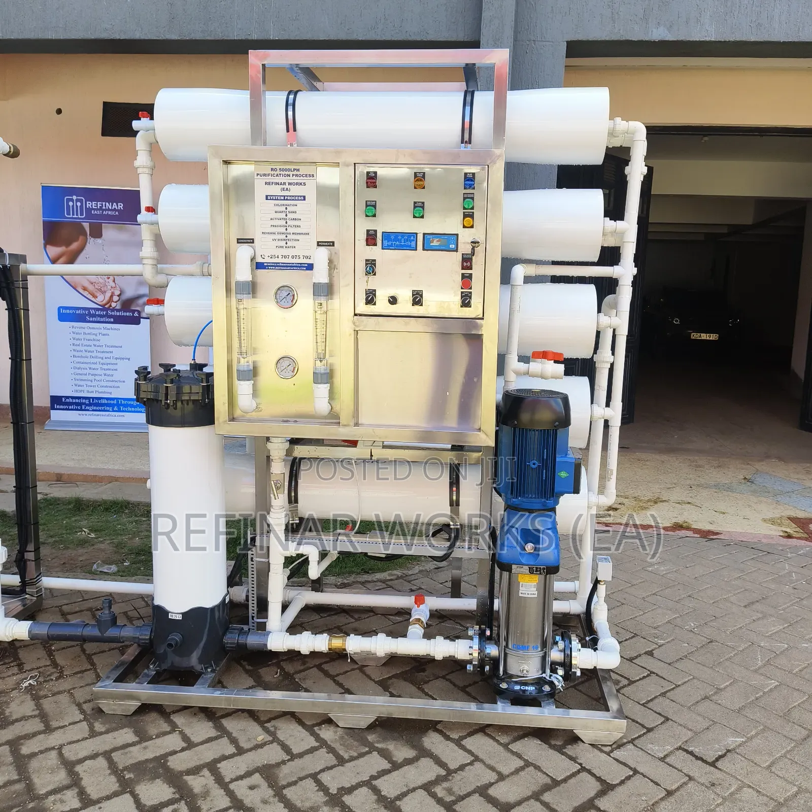 Industrial Water Treatment Plant – Reverse Osmosis 5000lph