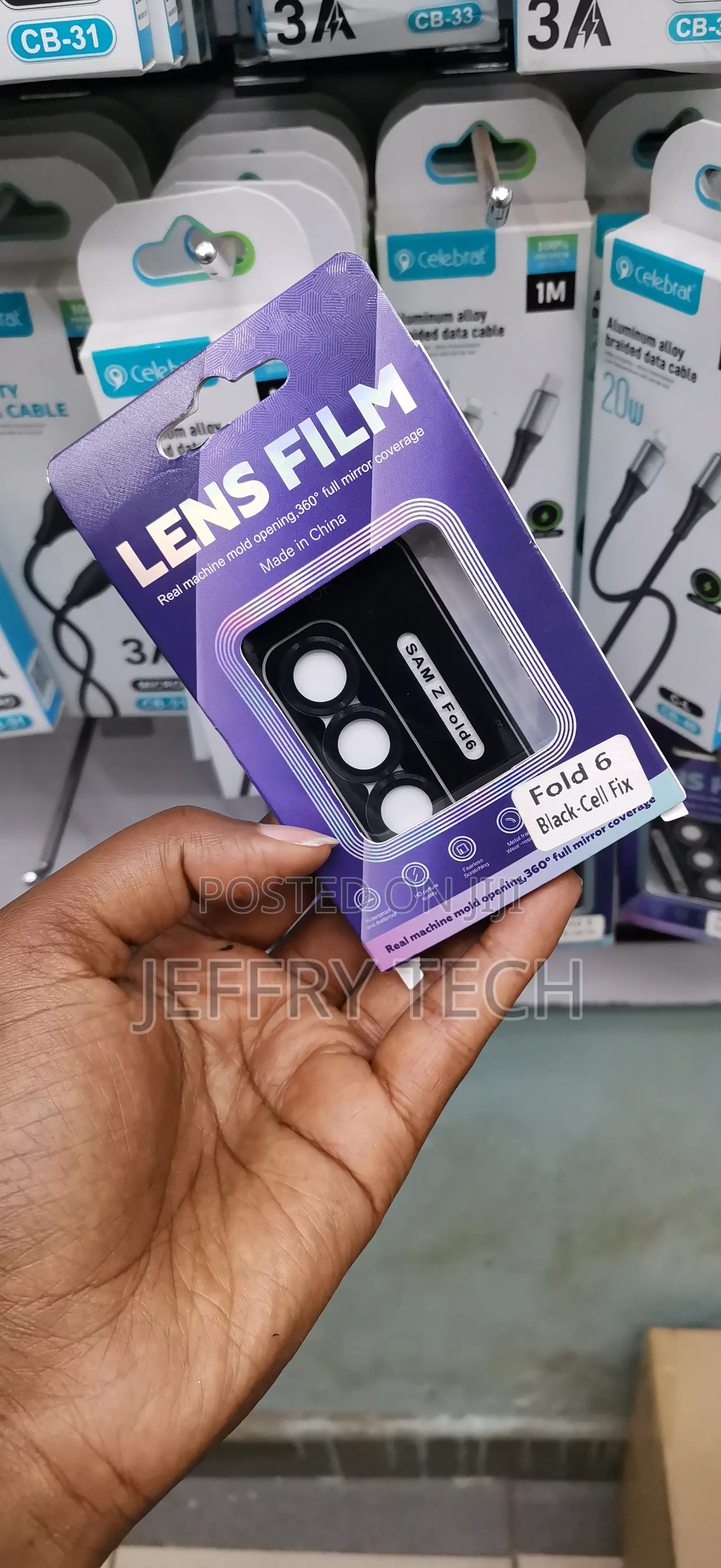 Huxii Samsung Galaxy Z Fold 6 Camera Ring Lens Protector