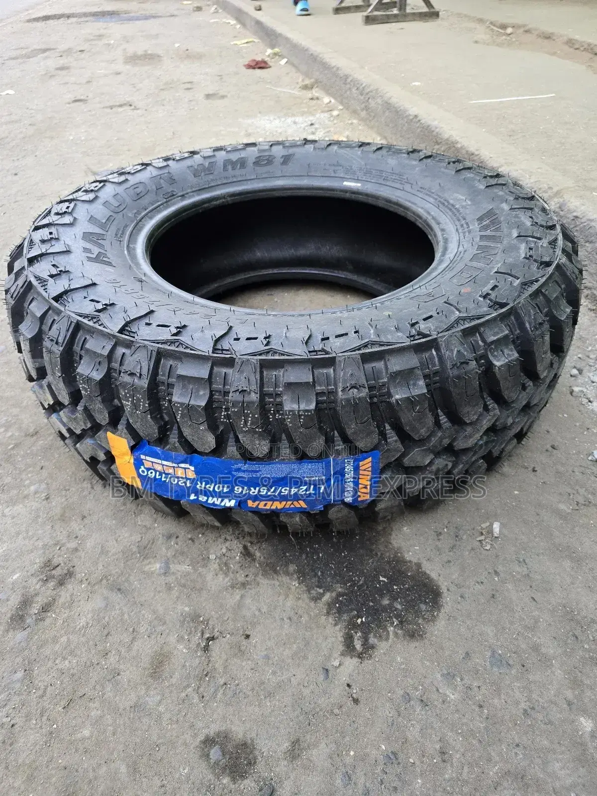 Lt 245 /75 R16 Winda Tyres (Mud Terrein)