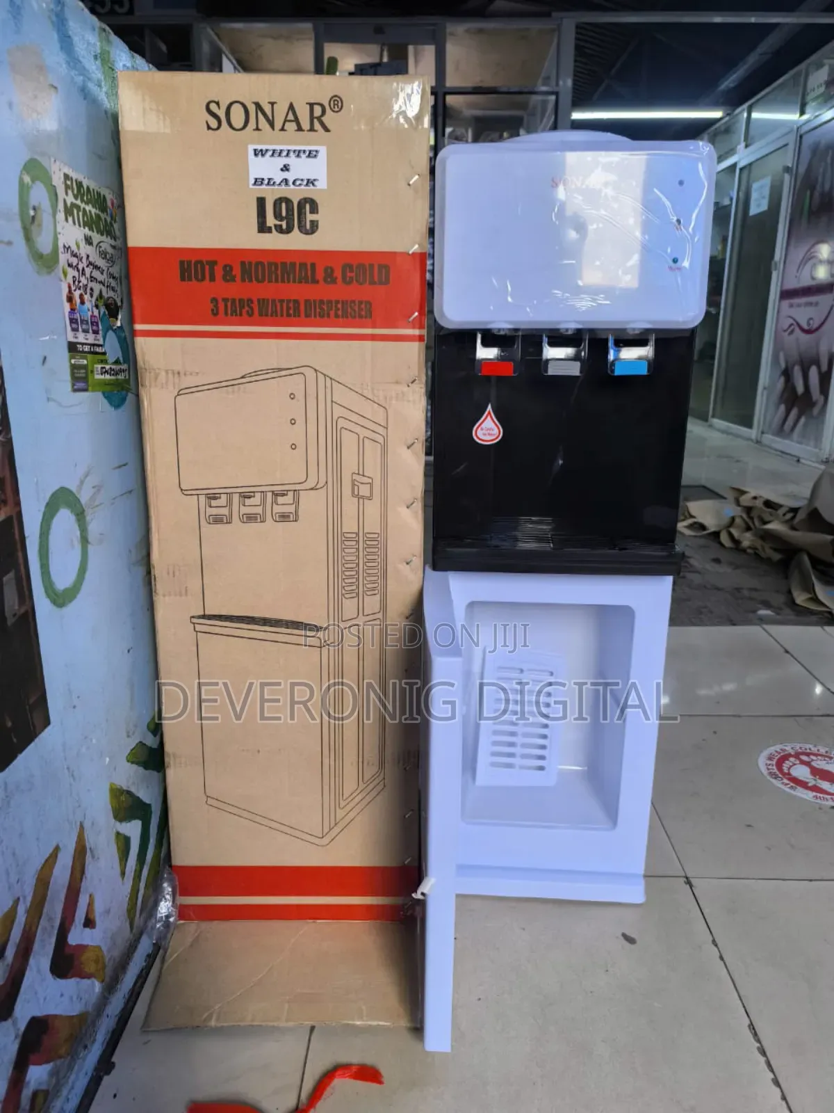 Sonar L9c 3 Taps Top Load Water Dispenser