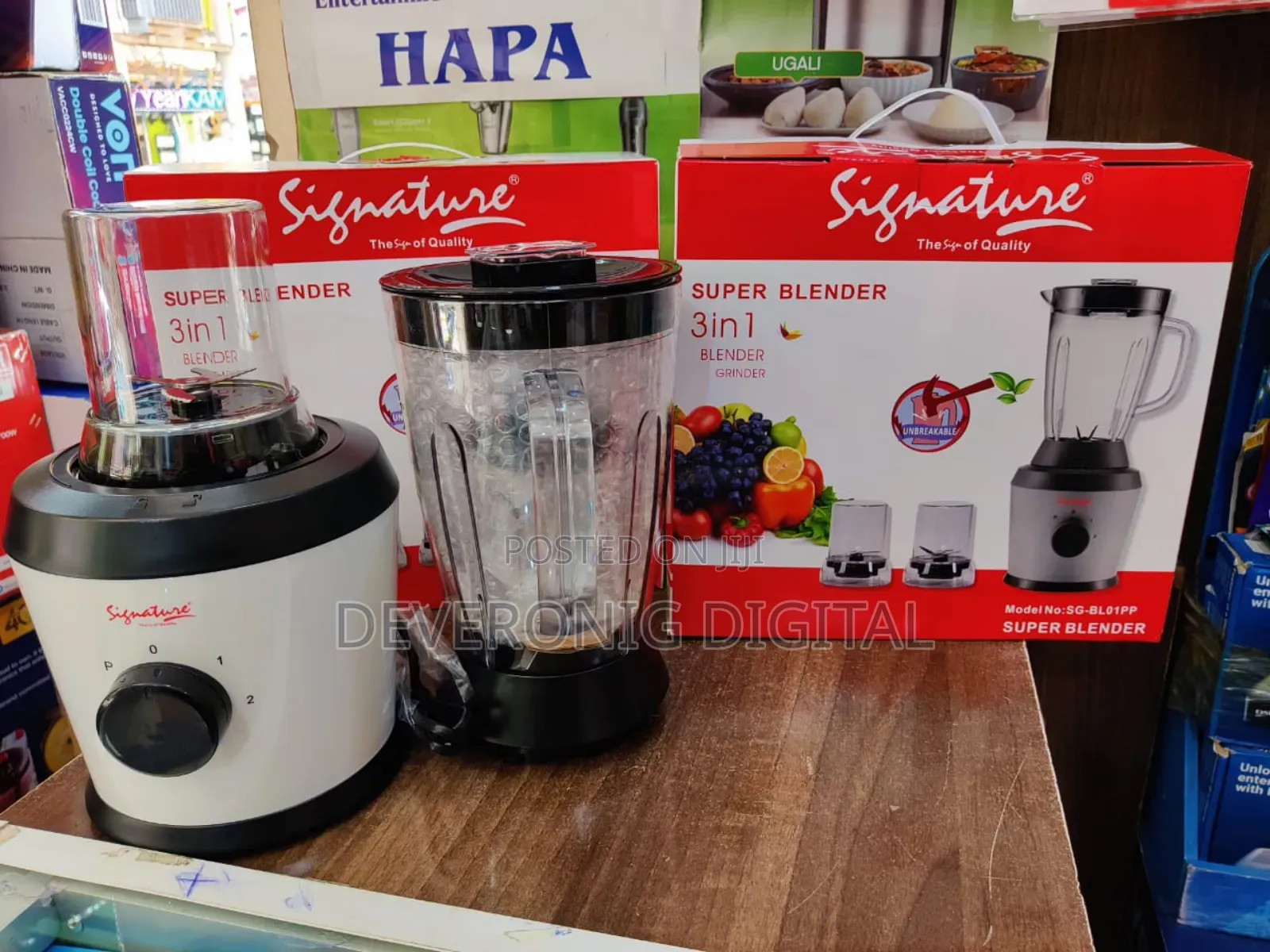 *Signature 3in1 Super Blender Unbreakable Jar