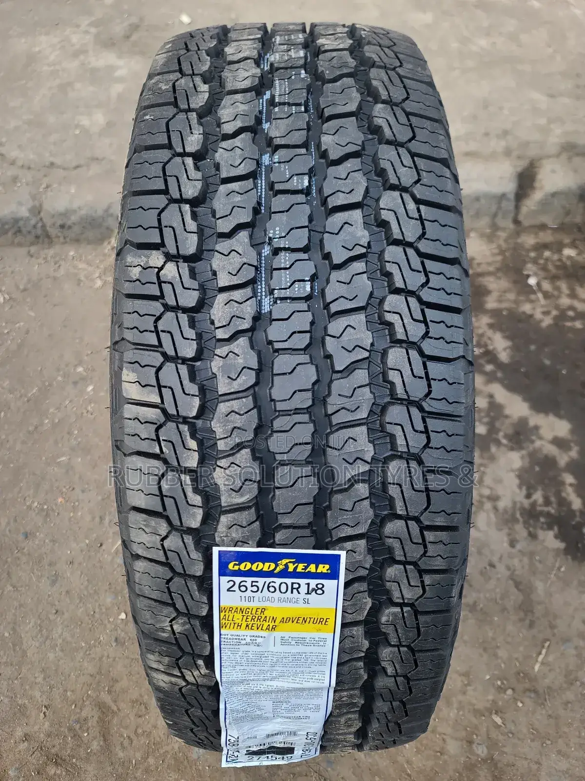 265/60r18 Goodyear Tyres Wrangler All-Terrain