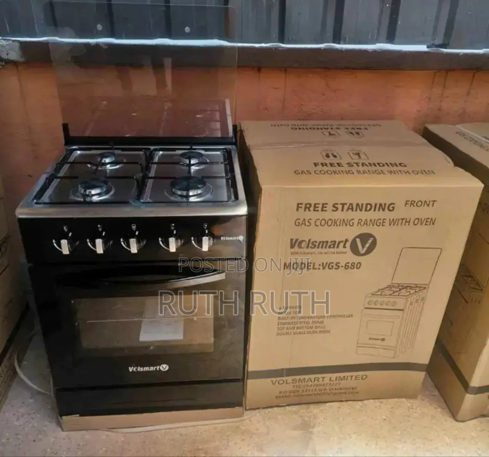 Vgs680 Vollsmart 60 by 60 Full Gas Cooker