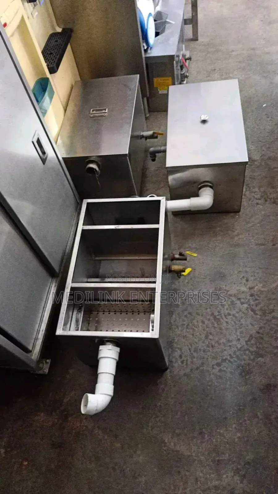 Stainless Ss304 Drainer Grease Traps 600*400mm