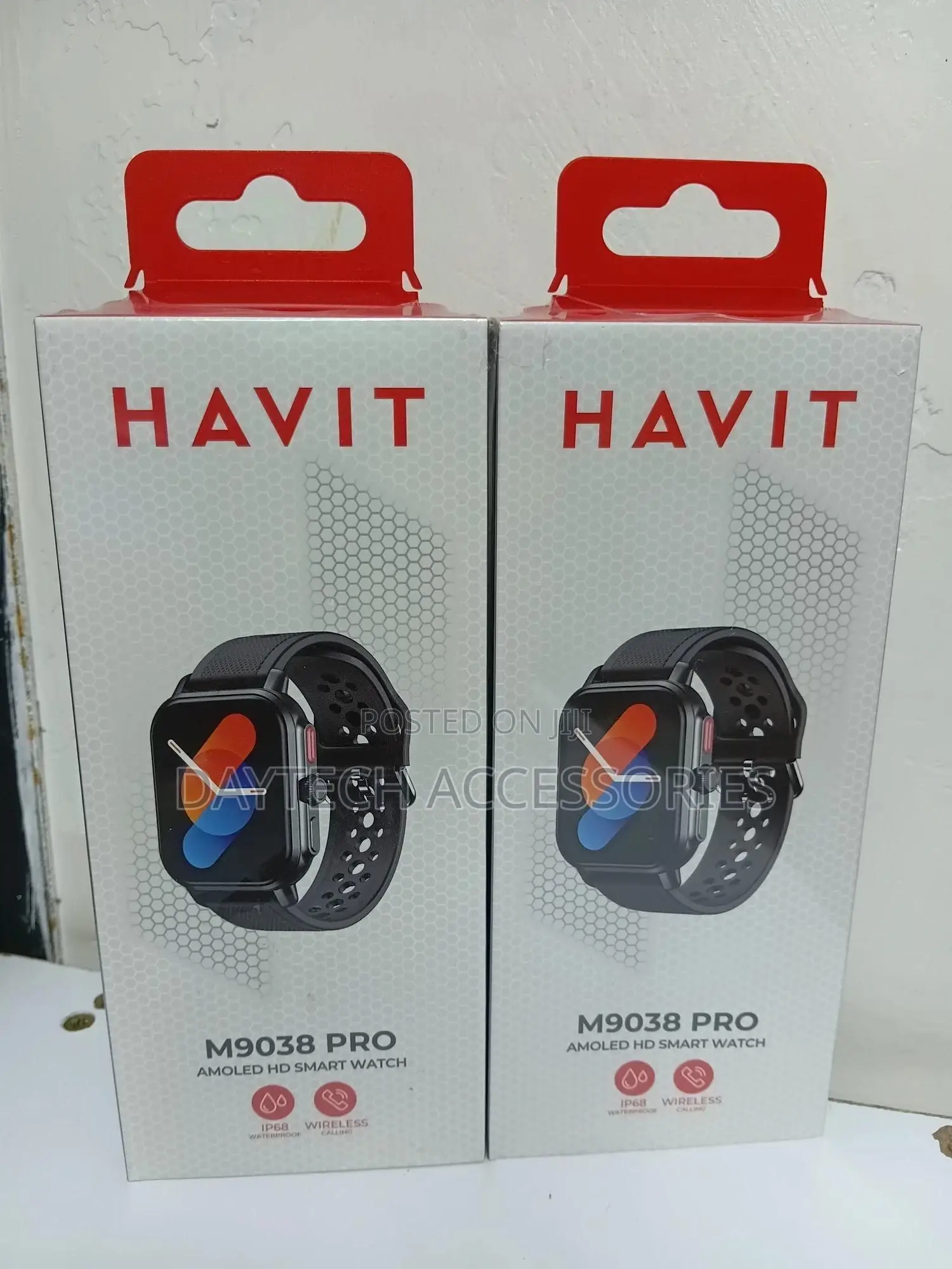 Havit M9038 Pro Amoled Display Ip68 Waterproof Smart Watch.