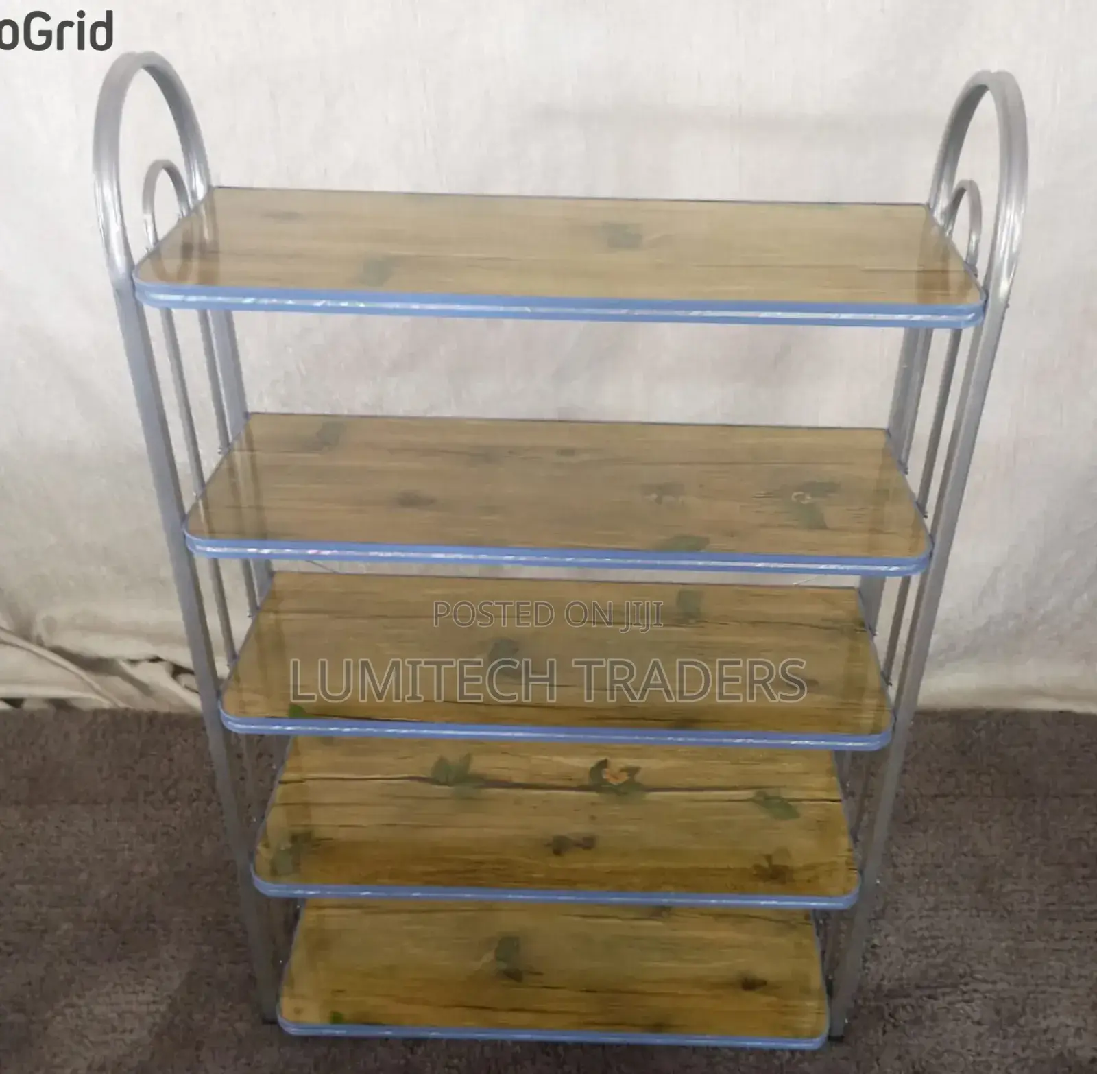 5 Tier Wooden Imported Shoe Rack