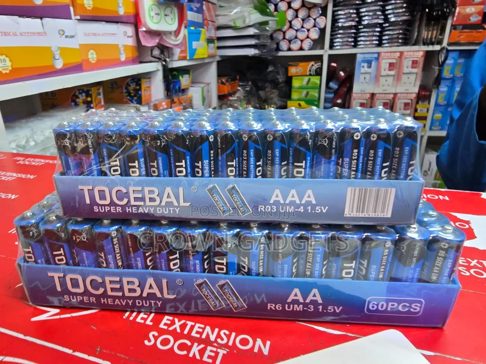 Original Tocebal Batteries 60pcs Aa or Aaa Long Lasting