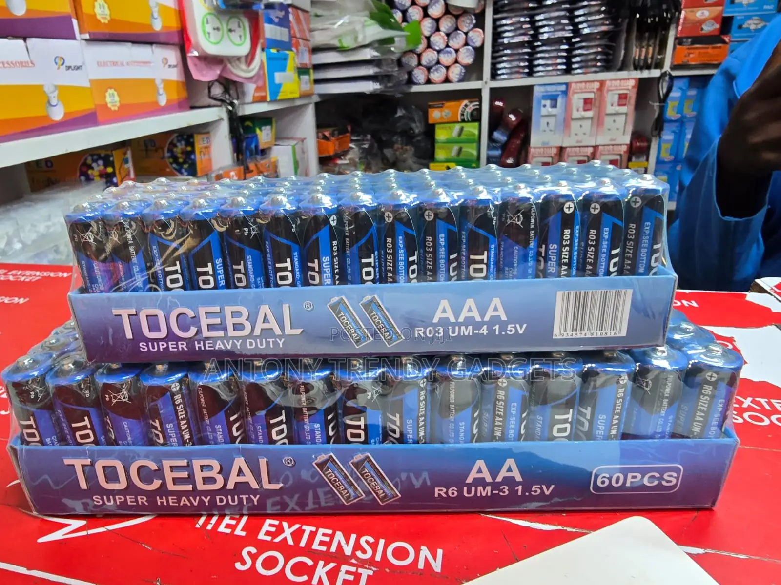Tocebal Super Heavy Duty Aa / Aaa Batteries 60pcs Pack