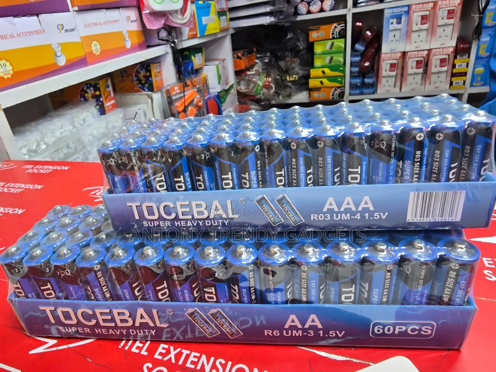 Tocebal Super Heavy Duty Aa / Aaa Batteries 60pcs Pack