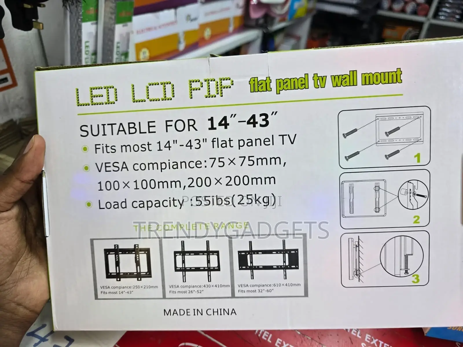 Universal Led/LCD/PDP Tv Wall Mount (14–43 Inches)