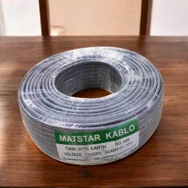 Stable Performance 2.5mm 90m Twin With Earth Flat Electrical Cable