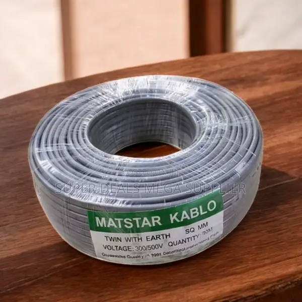 Corrosion Resistant 2.5mm 90m Twin With Earth Flat Electrical Cable