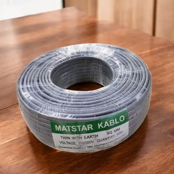 Super Quality 2.5mm 90m Twin With Earth Flat Electrical Wiring Cable