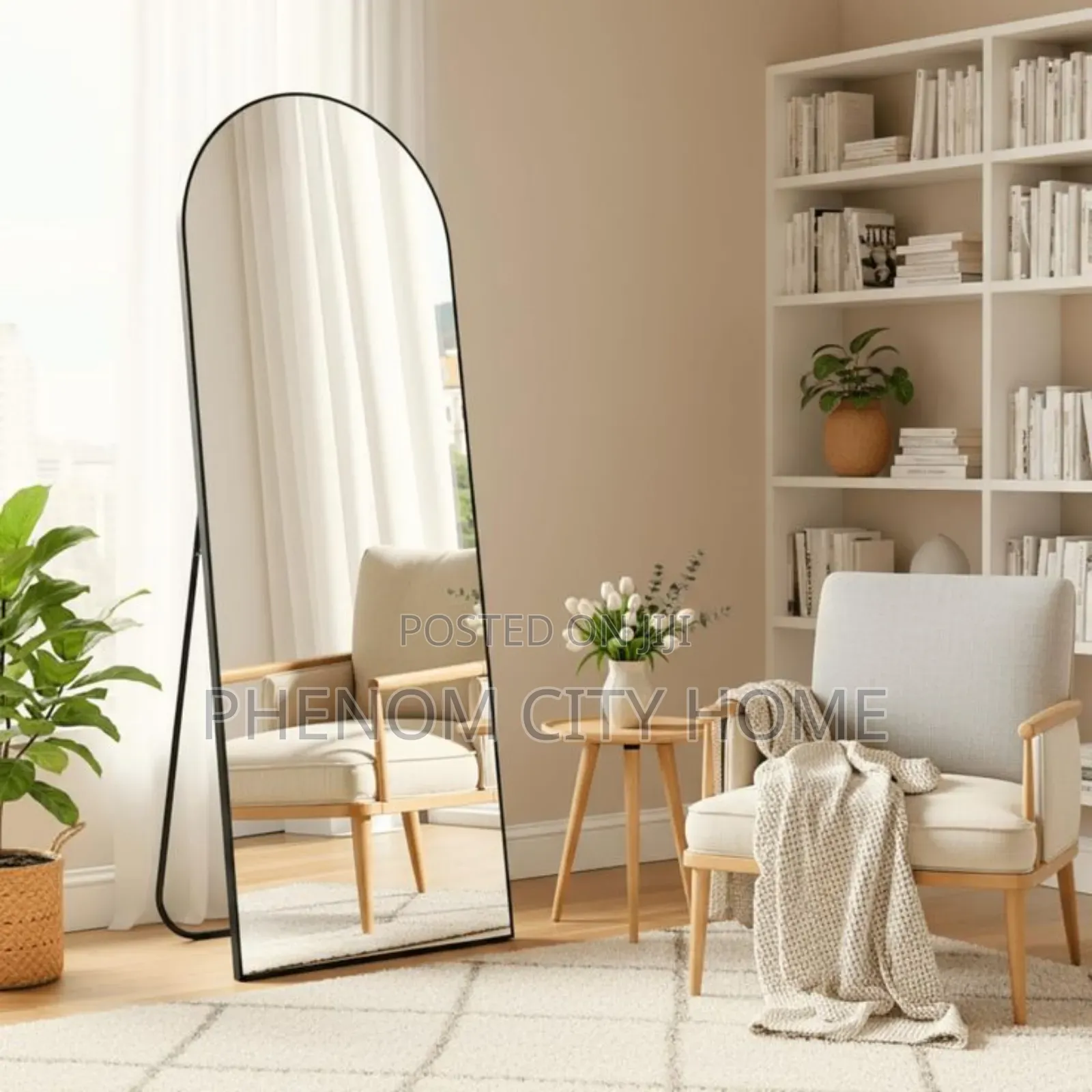 Metal Frame Arched Decor Mirrors