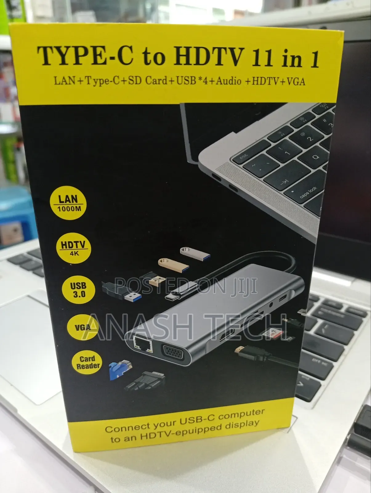 Type C to HDTV 11 in 1 Adapter