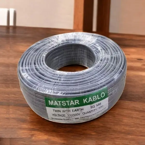 Flame Retardant, Quality Ensured 2.5mm 90m Twin With Earth Flat Cable