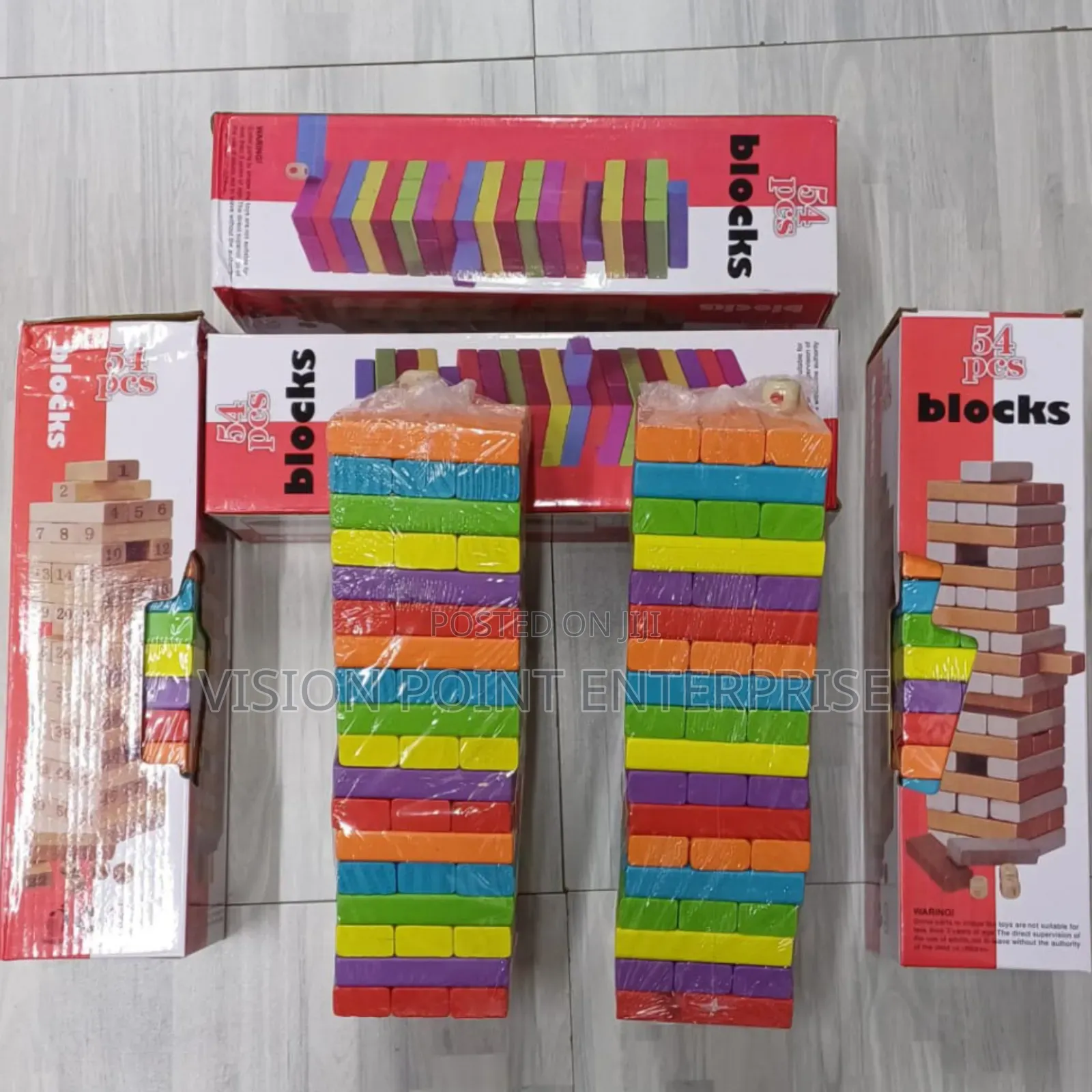 Coloured Jenga Blocks/Blocks Coloured