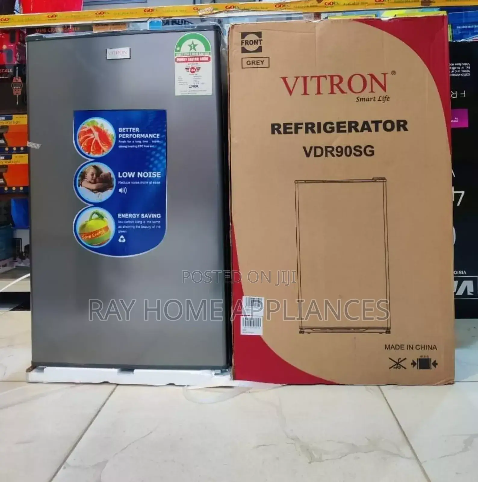 Vitron Single Door Fridge 90l