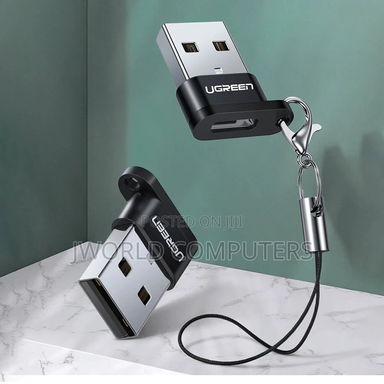 Ugreen Usb a Male to Usb-C Female Adapter Black - Us280