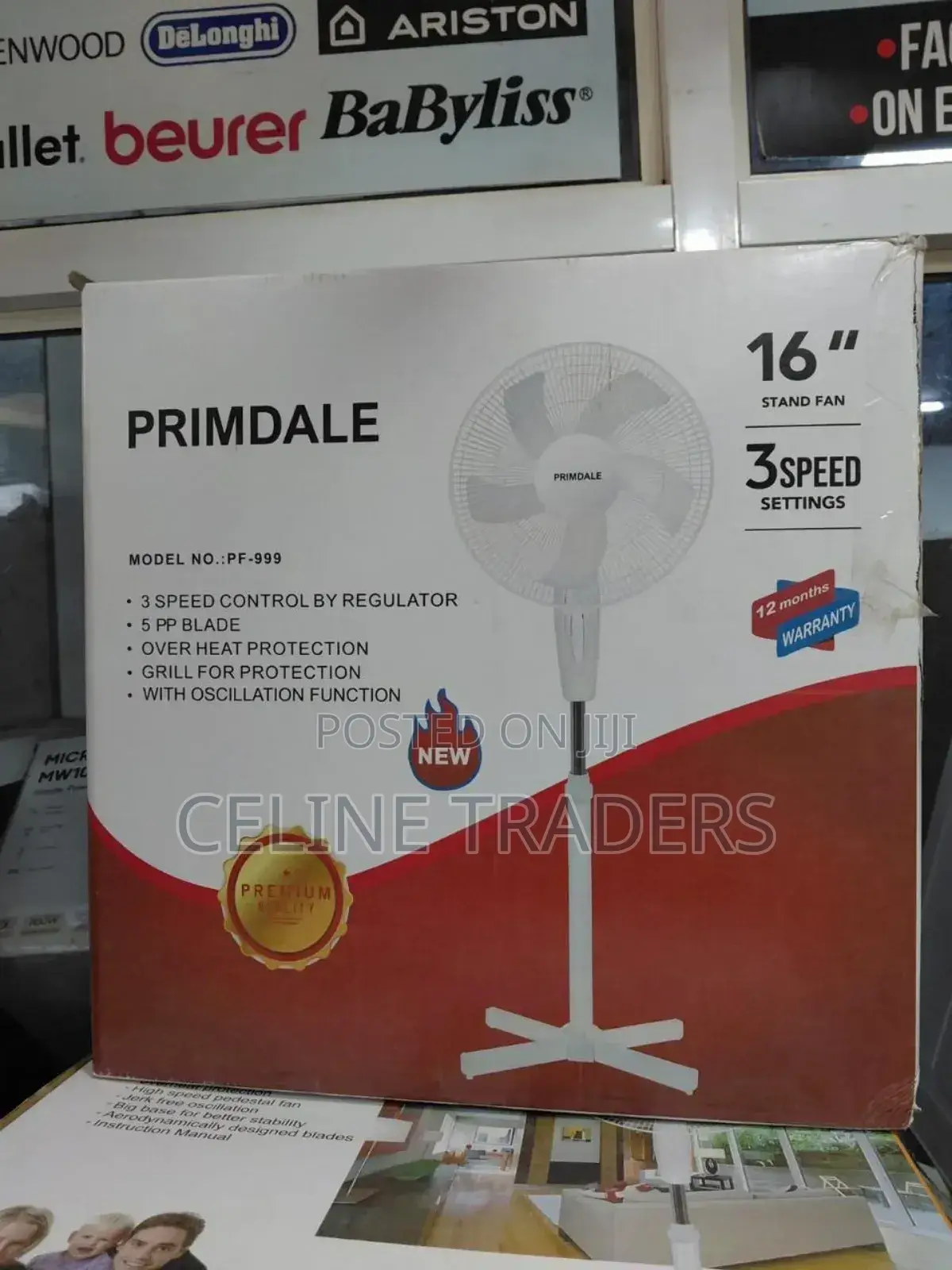 Primdale 16inch Standing Fans