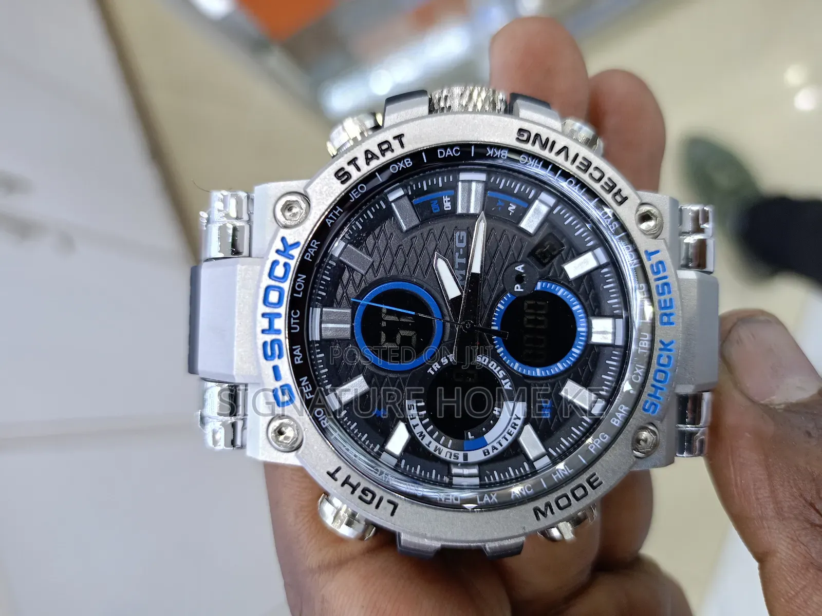 G Shock Watch- Silver