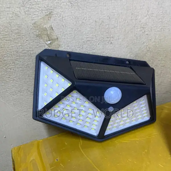 1800mah 100led Motion Sensor Dim Mode-Security Lamp 4side Bright Light