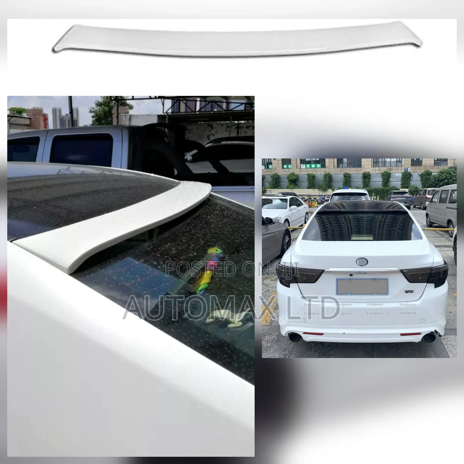 Toyota Mark X, Rear Window Spoiler. For Yr2010/18,