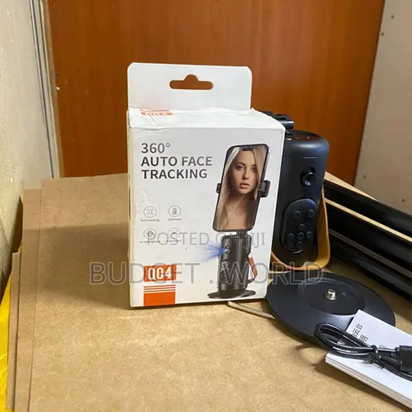 Black 360° Rotation Expandable Intelligent Auto-Face Tracking Gimbal