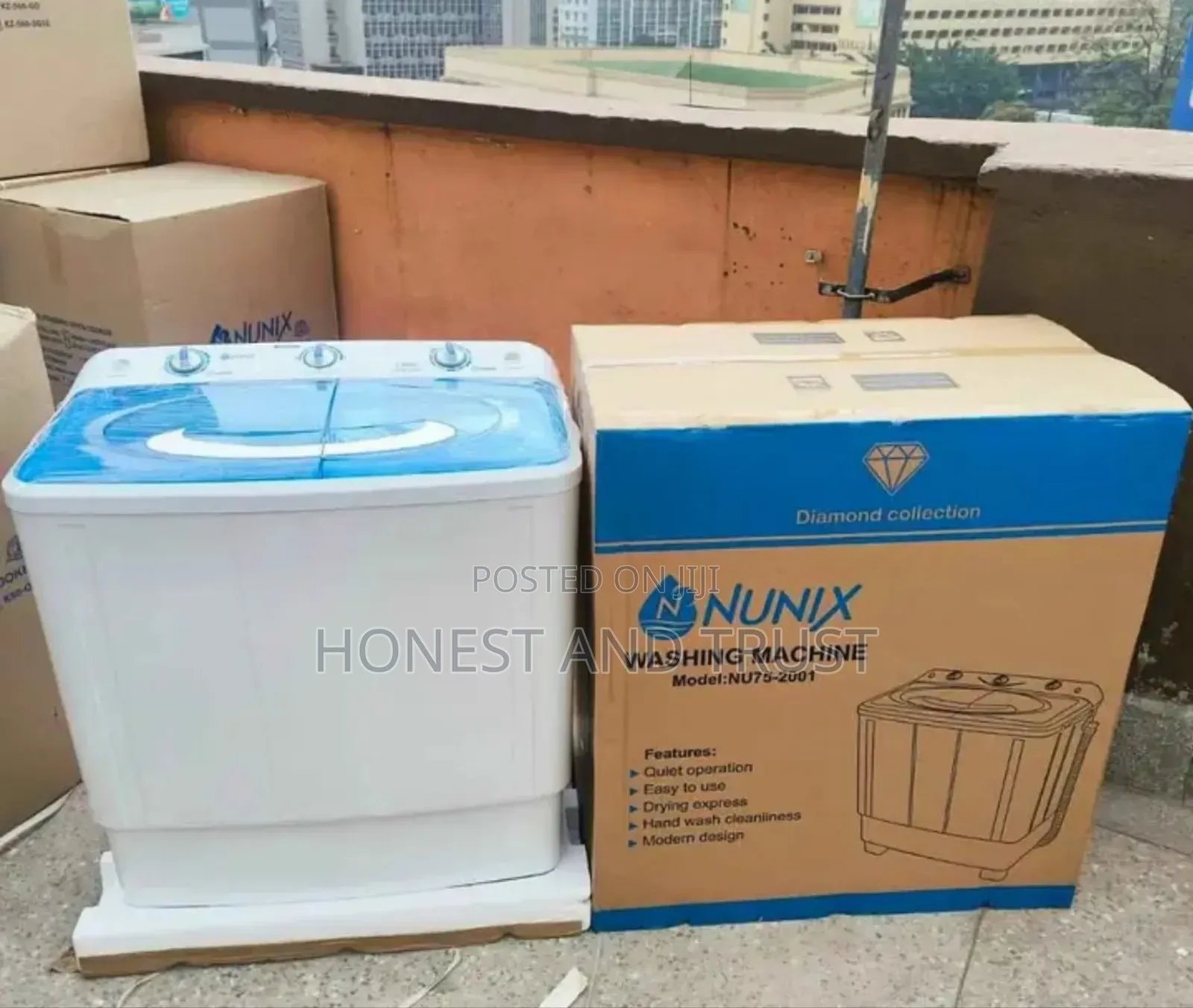 Nunix Nu75 Drying Express Washing Machine 7.5kg